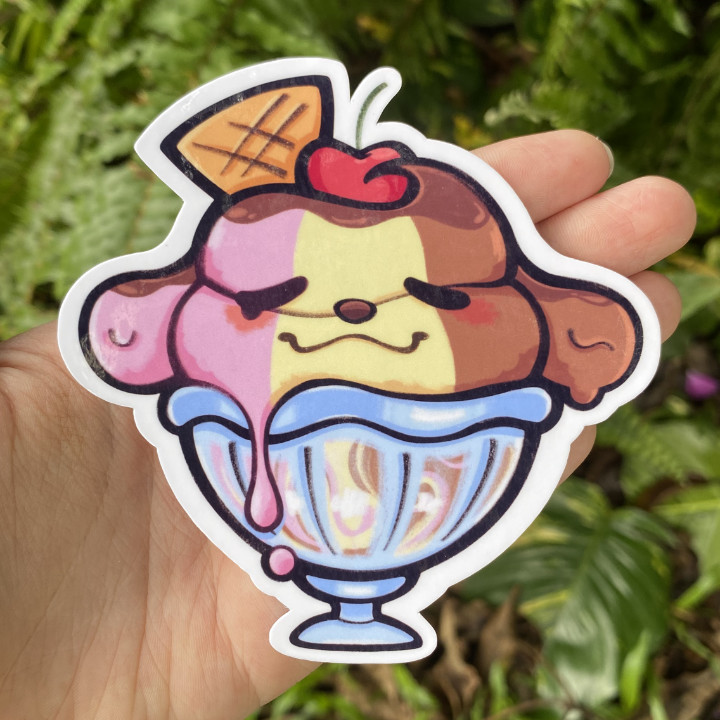 Sundae Pups Die-cut Stickers