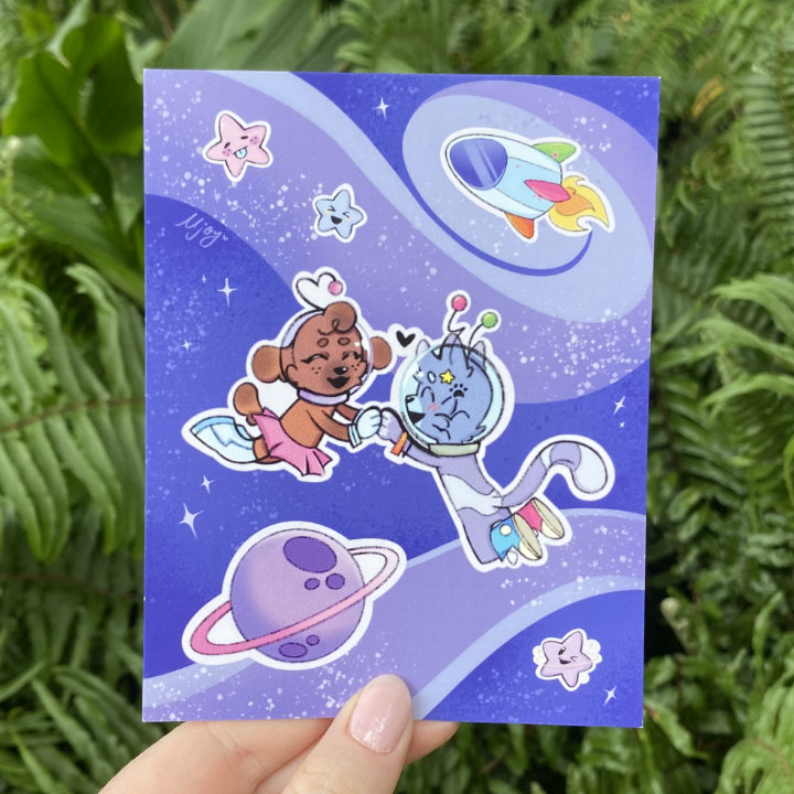 'Cosmic Critters' Limited Edition Signed Prints