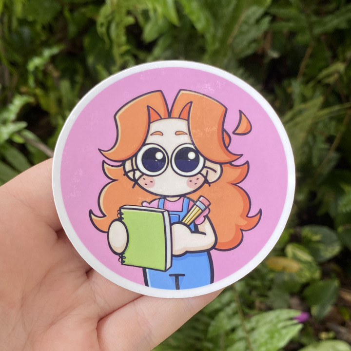 Mjoy Creates Logo Die-cut Sticker