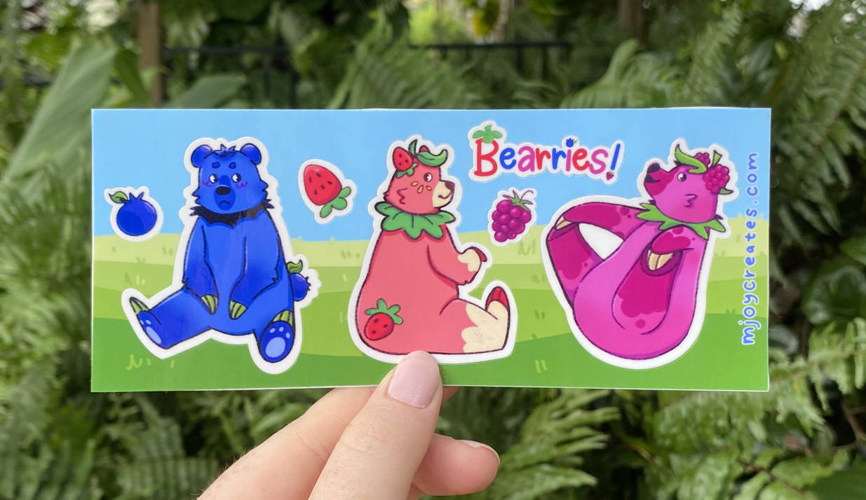 Bearies Sticker Sheet