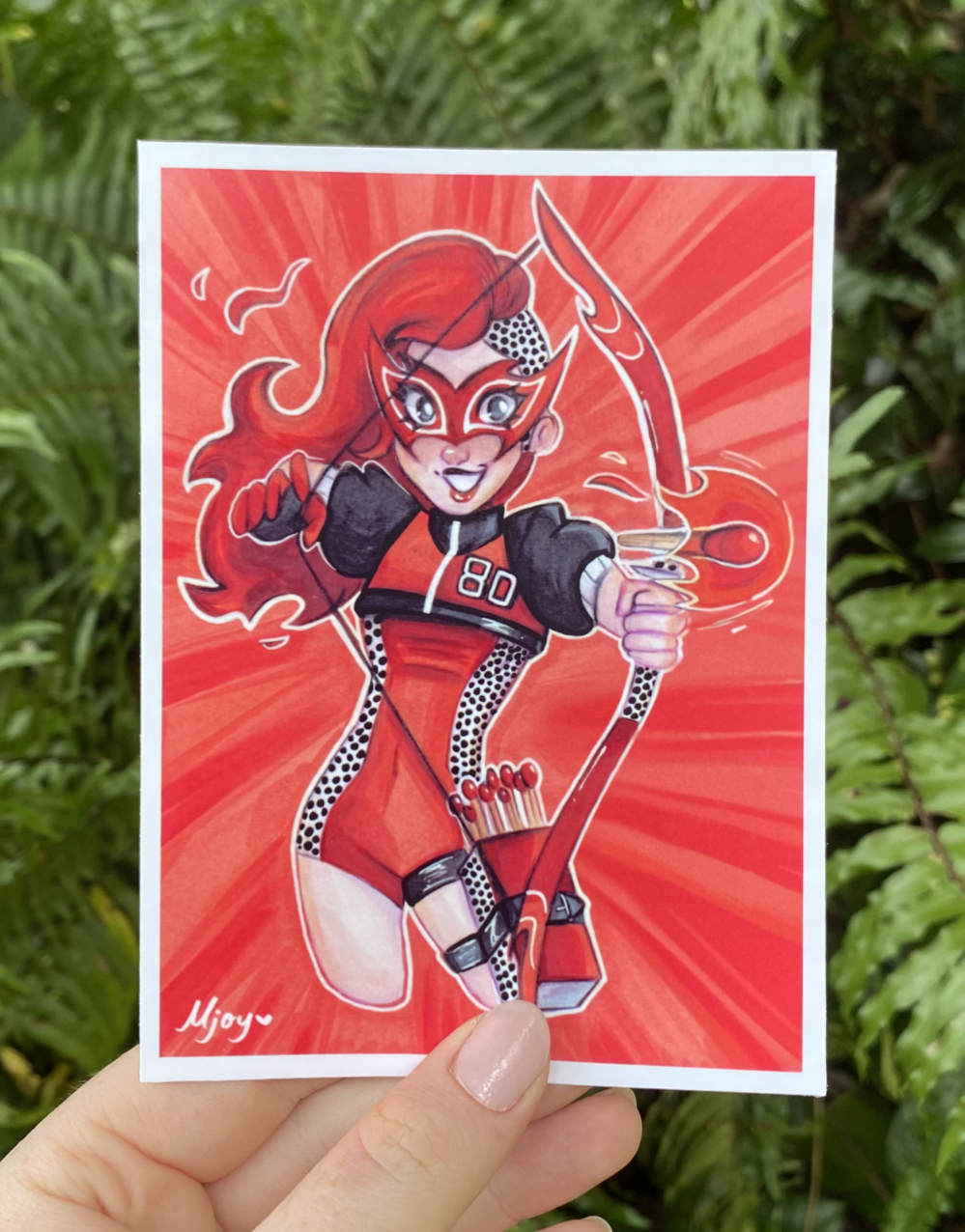 'Red Strikes Again' A6 Small Print