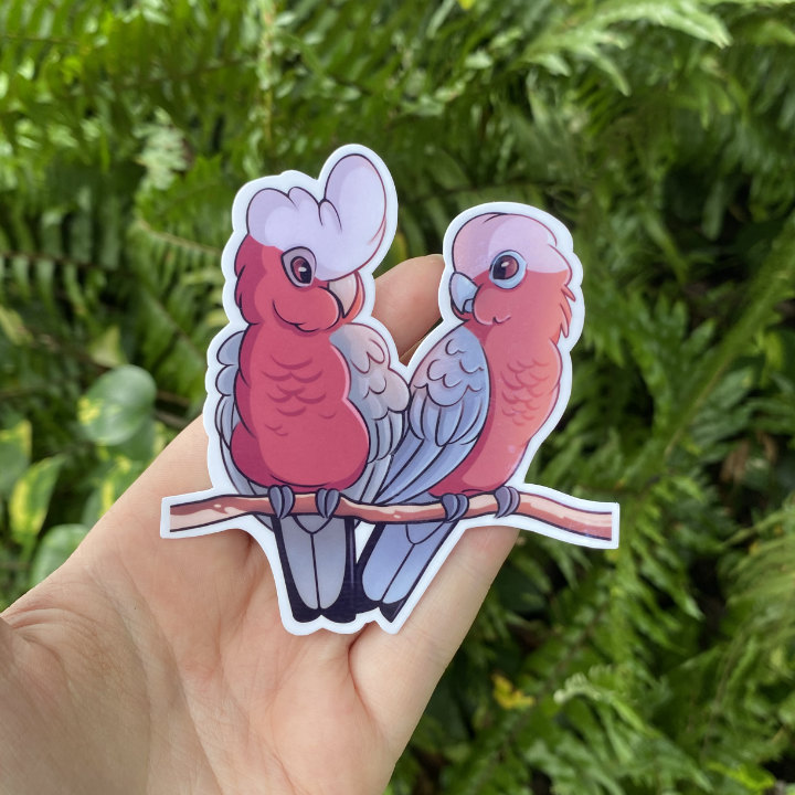 Two's Company Die-cut Sticker